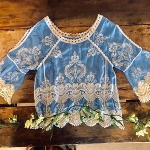 Open Shoulder Blouse